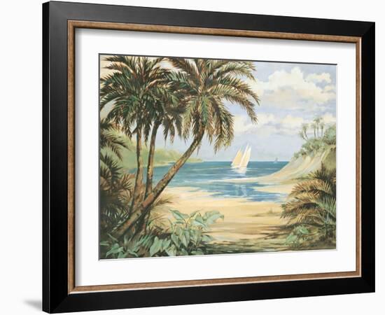 Palm Bay-Paul Brent-Framed Art Print