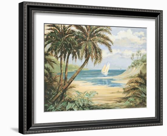 Palm Bay-Paul Brent-Framed Art Print