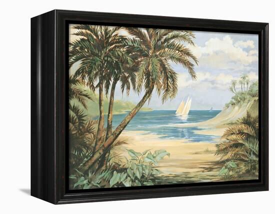 Palm Bay-Paul Brent-Framed Stretched Canvas