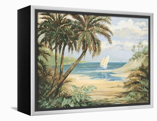 Palm Bay-Paul Brent-Framed Stretched Canvas