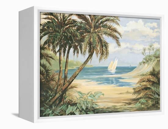 Palm Bay-Paul Brent-Framed Stretched Canvas