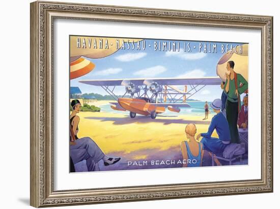 Palm Beach Aero-Kerne Erickson-Framed Art Print