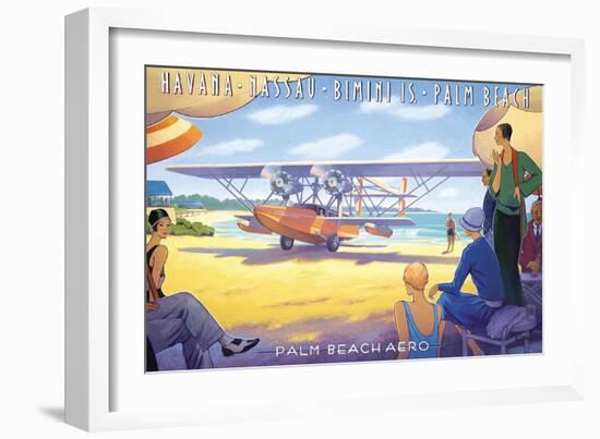 Palm Beach Aero-Kerne Erickson-Framed Art Print