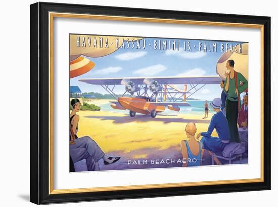 Palm Beach Aero-Kerne Erickson-Framed Art Print