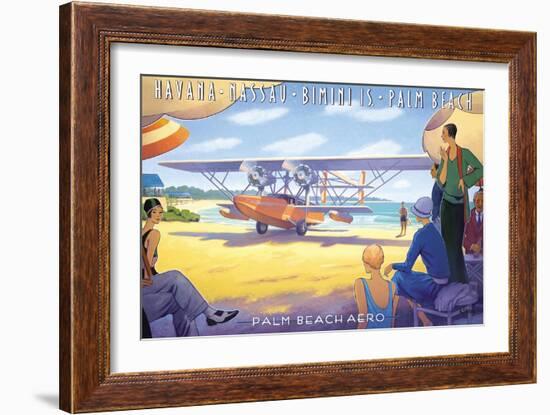 Palm Beach Aero-Kerne Erickson-Framed Premium Giclee Print