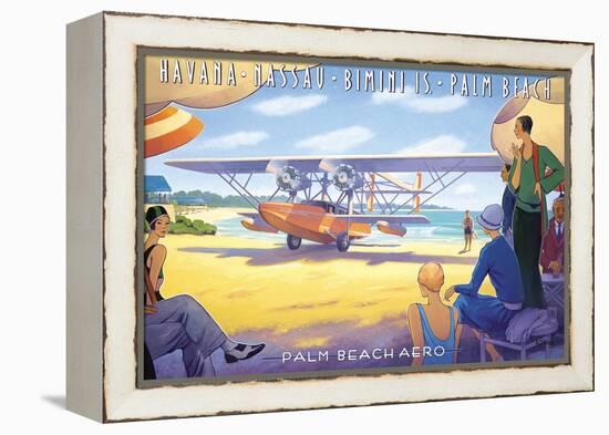 Palm Beach Aero-Kerne Erickson-Framed Stretched Canvas
