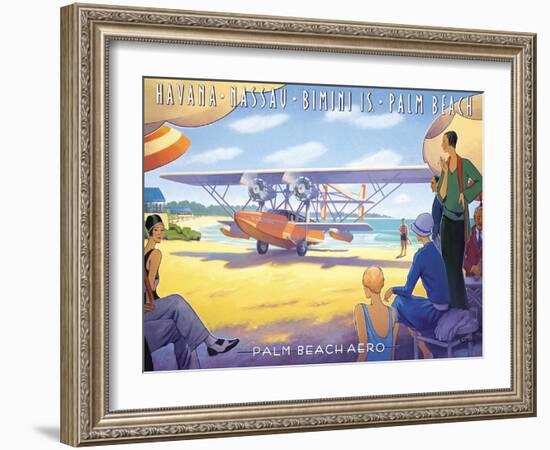 Palm Beach Aero-Kerne Erickson-Framed Art Print