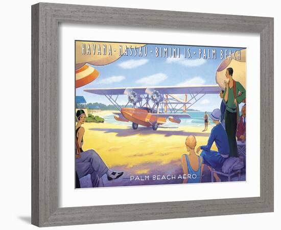 Palm Beach Aero-Kerne Erickson-Framed Art Print