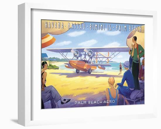 Palm Beach Aero-Kerne Erickson-Framed Art Print