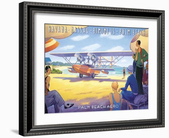 Palm Beach Aero-Kerne Erickson-Framed Art Print