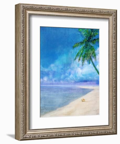 Palm Beach and Shell-Ken Roko-Framed Art Print