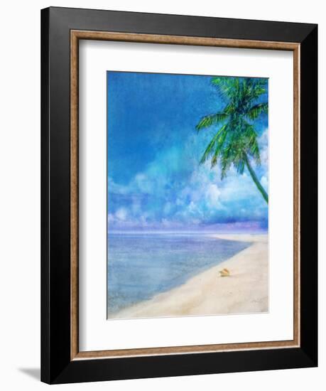 Palm Beach and Shell-Ken Roko-Framed Art Print