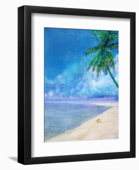 Palm Beach and Shell-Ken Roko-Framed Art Print