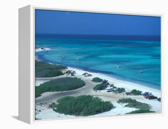 Palm Beach, Aruba, Caribbean-Robin Hill-Framed Premier Image Canvas