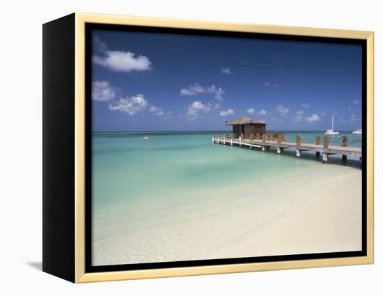 Palm Beach, Aruba, West Indies, Dutch Caribbean, Central America-Sergio Pitamitz-Framed Premier Image Canvas