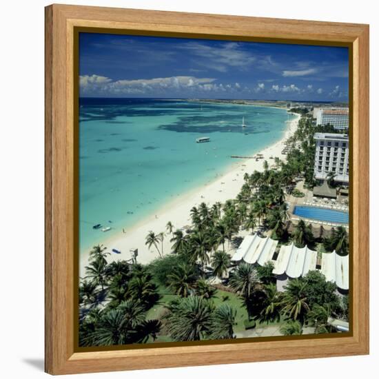 Palm Beach, Aruba-null-Framed Premier Image Canvas