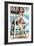 Palm Beach, Florida - Pinup Girl Lifeguard-Lantern Press-Framed Art Print