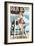 Palm Beach, Florida - Pinup Girl Lifeguard-Lantern Press-Framed Art Print