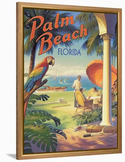 Palm Beach, Florida-Kerne Erickson-Framed Premier Image Canvas