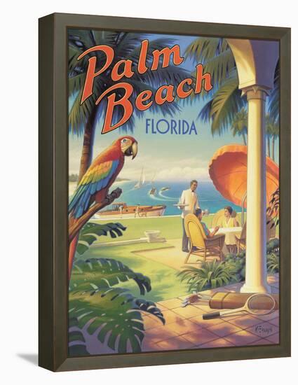 Palm Beach, Florida-Kerne Erickson-Framed Premier Image Canvas