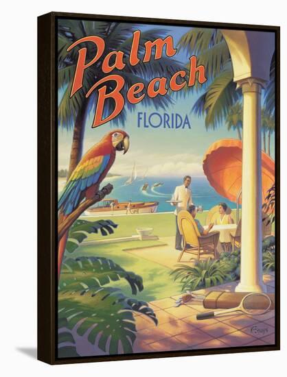 Palm Beach, Florida-Kerne Erickson-Framed Premier Image Canvas