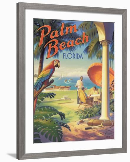 Palm Beach, Florida-Kerne Erickson-Framed Giclee Print