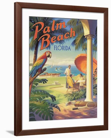 Palm Beach, Florida-Kerne Erickson-Framed Giclee Print