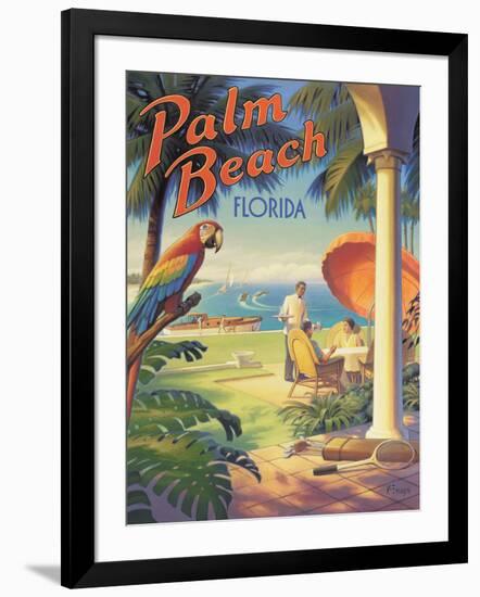 Palm Beach, Florida-Kerne Erickson-Framed Giclee Print