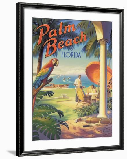 Palm Beach, Florida-Kerne Erickson-Framed Giclee Print