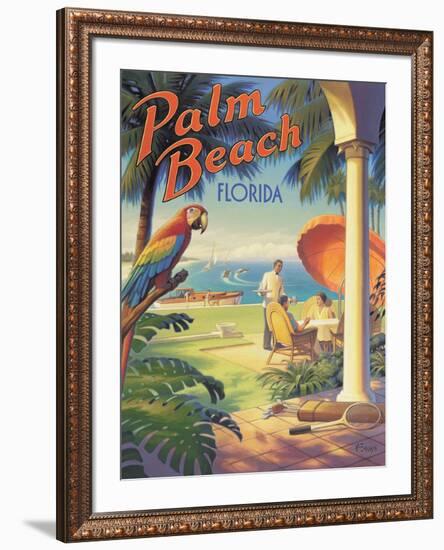 Palm Beach, Florida-Kerne Erickson-Framed Giclee Print