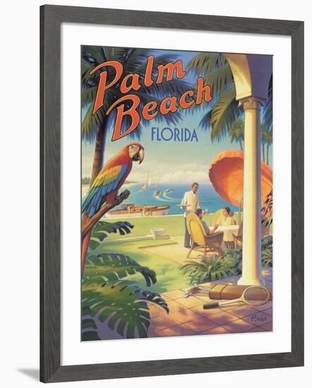 Palm Beach, Florida-Kerne Erickson-Framed Giclee Print