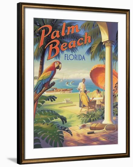 Palm Beach, Florida-Kerne Erickson-Framed Giclee Print