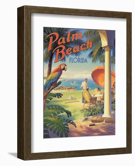 Palm Beach, Florida-Kerne Erickson-Framed Premium Giclee Print