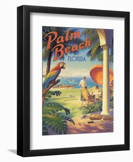 Palm Beach, Florida-Kerne Erickson-Framed Premium Giclee Print