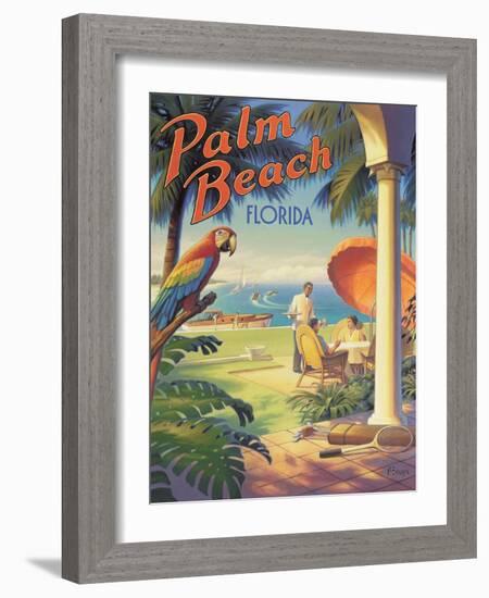 Palm Beach, Florida-Kerne Erickson-Framed Art Print