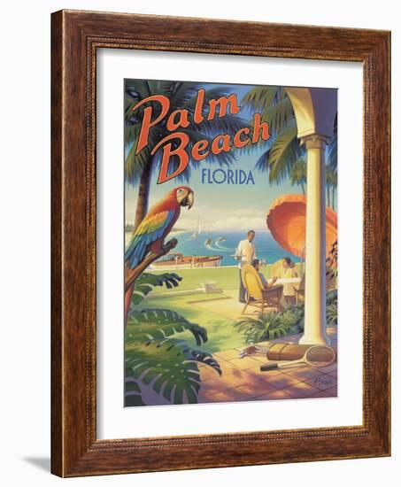 Palm Beach, Florida-Kerne Erickson-Framed Art Print