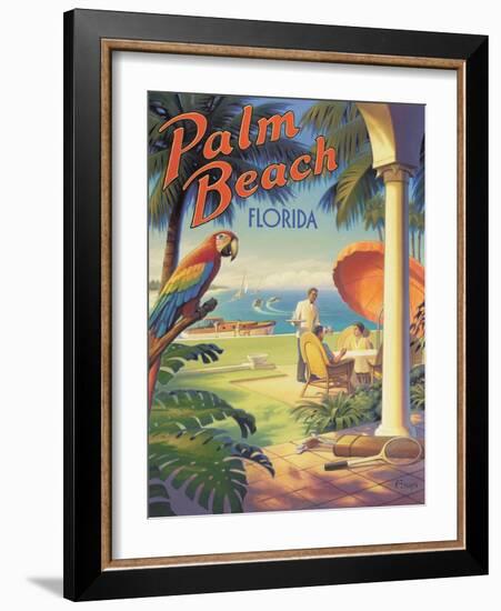 Palm Beach, Florida-Kerne Erickson-Framed Art Print