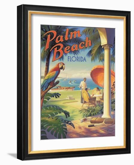 Palm Beach, Florida-Kerne Erickson-Framed Art Print