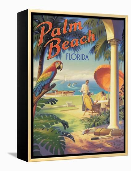 Palm Beach, Florida-Kerne Erickson-Framed Stretched Canvas