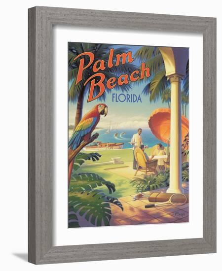 Palm Beach, Florida-Kerne Erickson-Framed Giclee Print