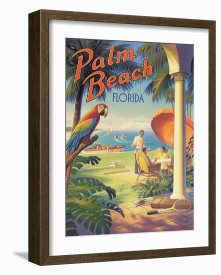 Palm Beach, Florida-Kerne Erickson-Framed Giclee Print