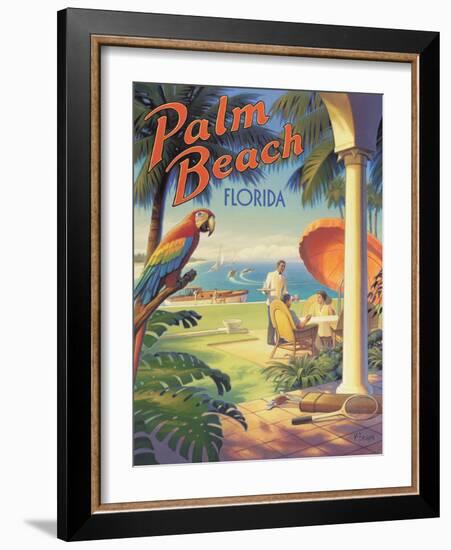 Palm Beach, Florida-Kerne Erickson-Framed Giclee Print