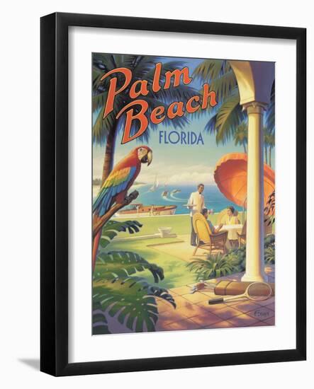 Palm Beach, Florida-Kerne Erickson-Framed Giclee Print