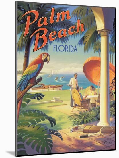 Palm Beach, Florida-Kerne Erickson-Mounted Giclee Print