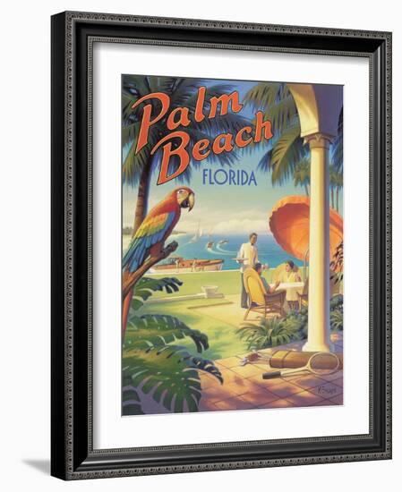 Palm Beach, Florida-Kerne Erickson-Framed Giclee Print