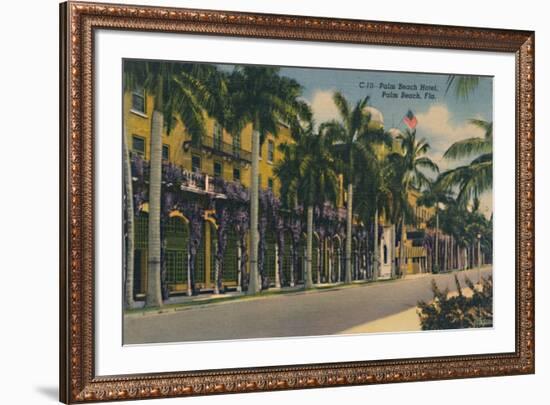 'Palm Beach Hotel, Palm Beach, Fla.', c1940s-Unknown-Framed Giclee Print