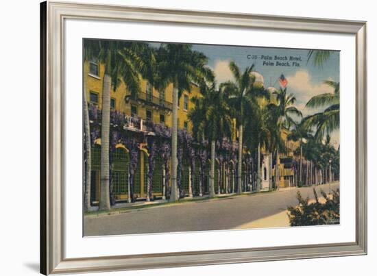'Palm Beach Hotel, Palm Beach, Fla.', c1940s-Unknown-Framed Giclee Print