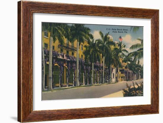 'Palm Beach Hotel, Palm Beach, Fla.', c1940s-Unknown-Framed Giclee Print