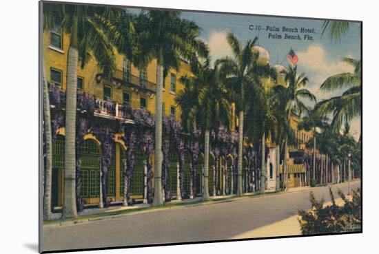 'Palm Beach Hotel, Palm Beach, Fla.', c1940s-Unknown-Mounted Giclee Print