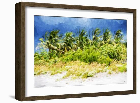 Palm Beach - In the Style of Oil Painting-Philippe Hugonnard-Framed Giclee Print